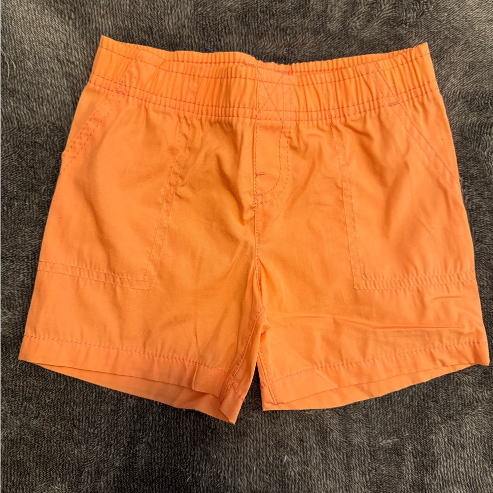 Carters Coral Cotton Shorts 18 months